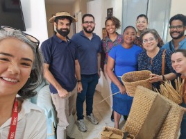 Visita a la tejedora de lilas, Doña Silvia Medina